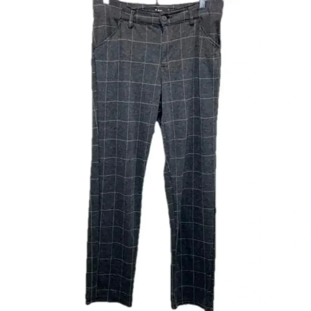 Imperfect straight leg pants size‎ 8M pockets belt loops Lee Riders gray grey